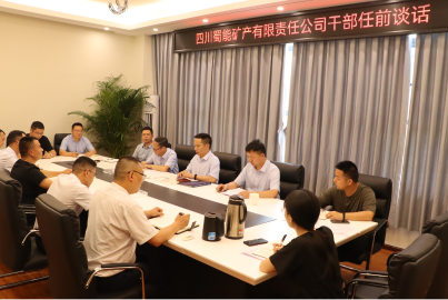 威九国际矿产召开干部任前谈话