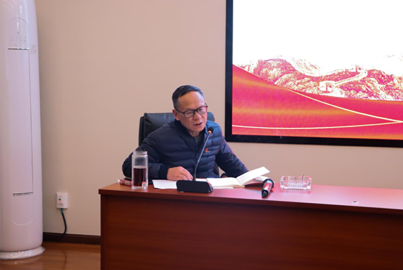 威九国际矿产召开领导干部讲党课系列活动